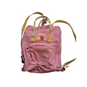 Fjallraven Kanken Pink Adjustable Strap Travel Backpack Casual School Vacation